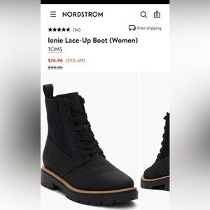 Women black Soft knit -warm up the look of this sleek lace-up boot.